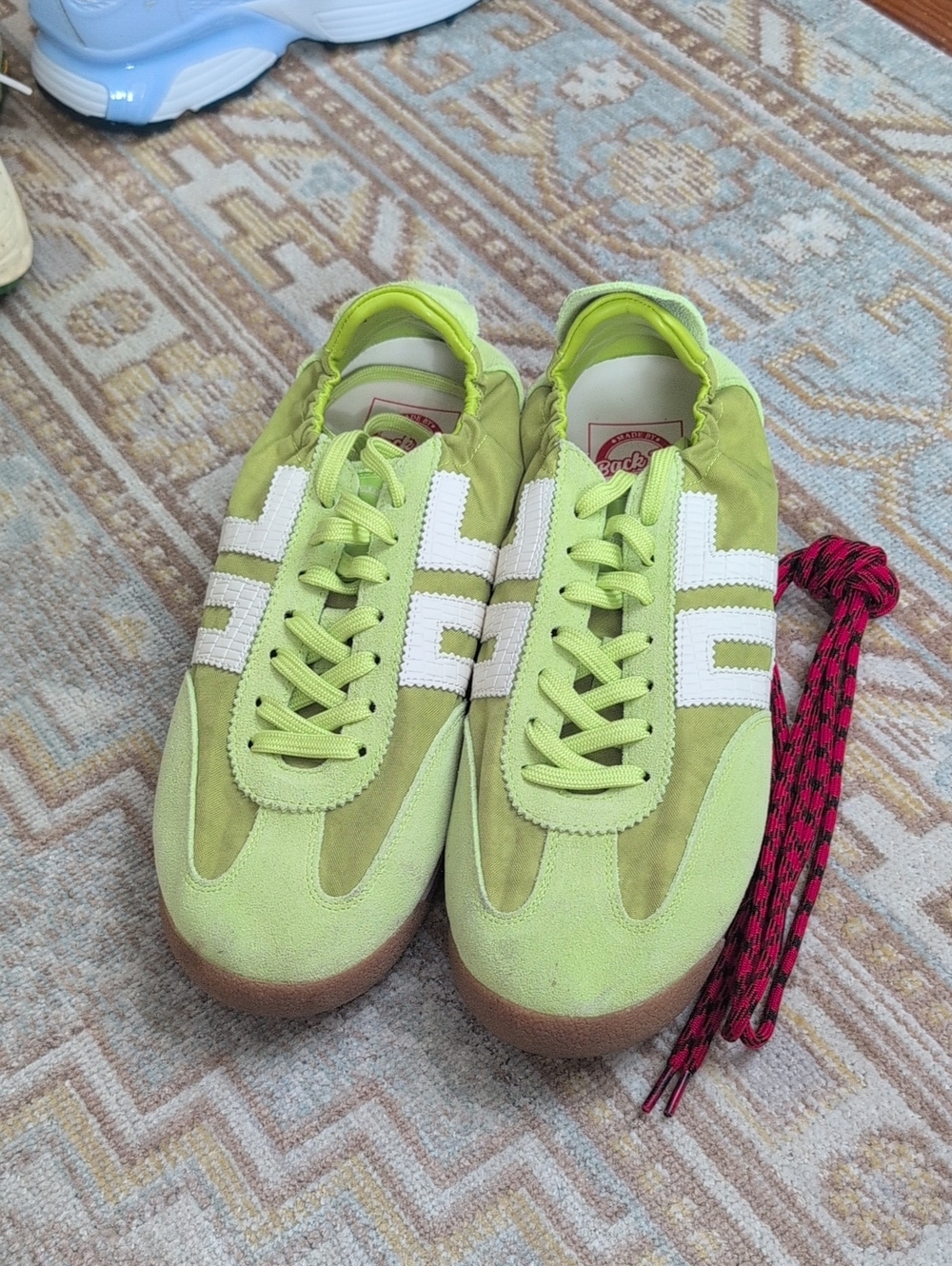 Back 70 Rocket Multi-Lace Sneakers in Lime